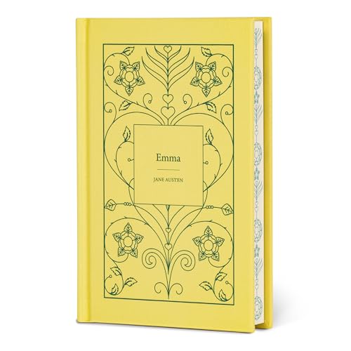 Book cover, likely a novel titled “Emma” with a classic design.