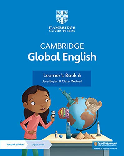 Cambridge Global English Learner’s Book 6 cover with a girl and globe.