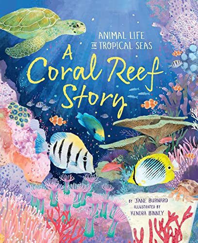Book cover depicting colorful coral reef scene with fish and a turtle.