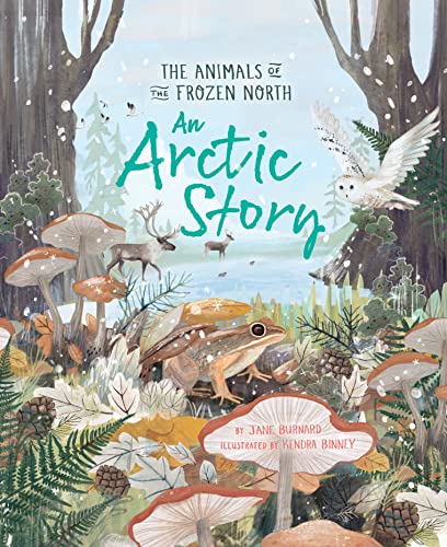 Book cover depicting arctic animals—a frog, reindeer, owl, and snowy bird.