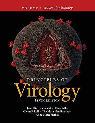 Book cover: "Principles of Virology," featuring a virus illustration.