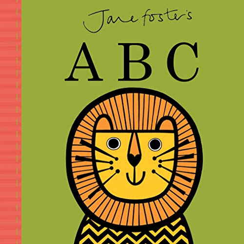 Children’s board book cover with large letters “ABC” and a lion illustration.