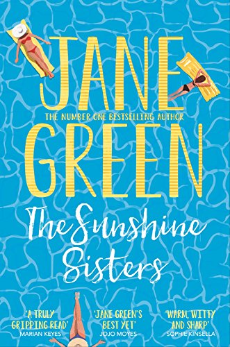 Book cover: blue water with yellow text and floating women.