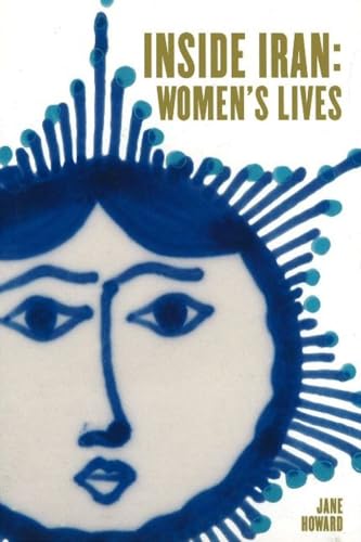 Book cover: “Inside Iran” with a stylized blue and white face illustration.