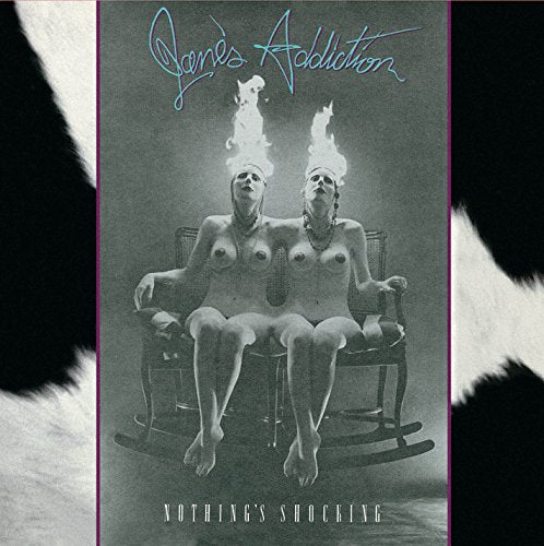 Album cover: Jane's Addiction, "Nothing's Shocking," featuring two nude figures.