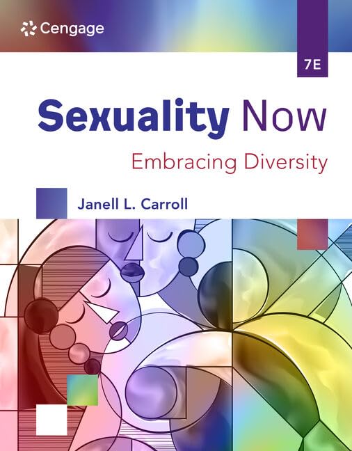 Textbook cover with abstract faces and the title "Sexuality Now.