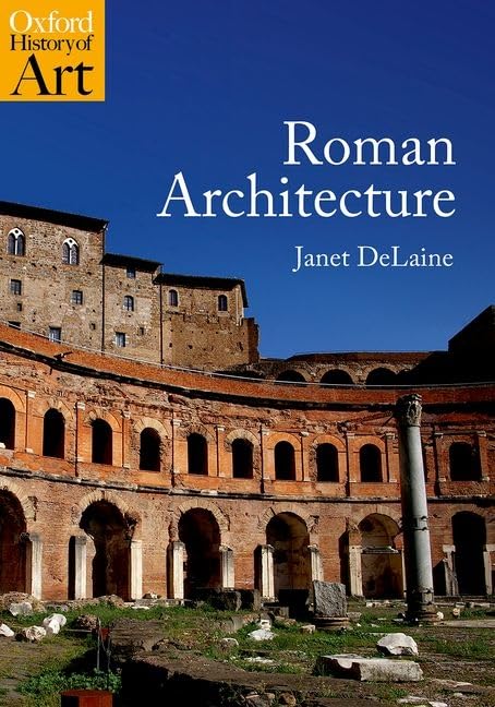 Book cover: “Roman Architecture” with image of the Colosseum ruins.