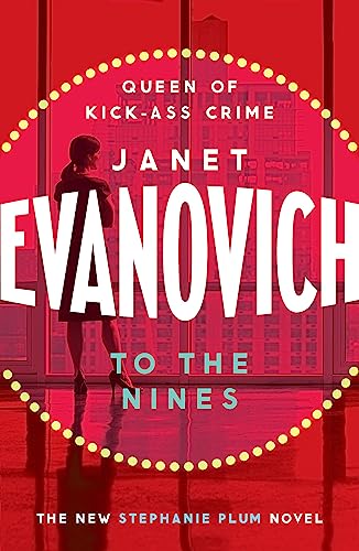 Book cover for “To The Nines” by Janet Evanovich, woman in red.