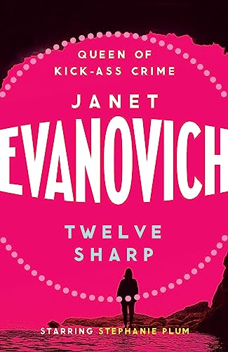 Book cover for “Twelve Sharp” by Janet Evanovich, featuring a silhouetted figure.