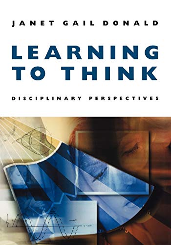 Book cover: "Learning to Think" with abstract geometric and portrait imagery.
