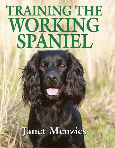 Book cover: "Training The Working Spaniel" featuring a black dog.