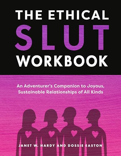Book cover with purple text and silhouettes of people with hearts.