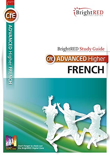 BrightRED Advanced Higher French study guide cover with silhouetted dancers.