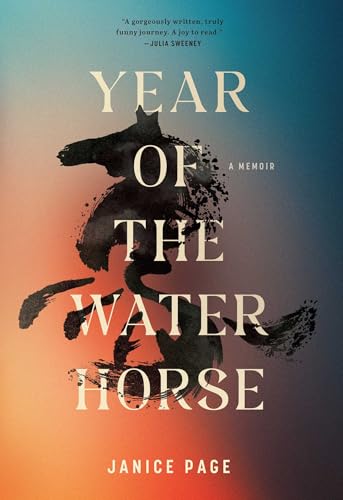 Book cover: "Year of the Water Horse" with a silhouetted horse.