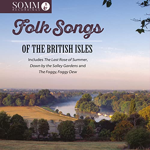 CD cover for “Folk Songs of the British Isles” with landscape scene.