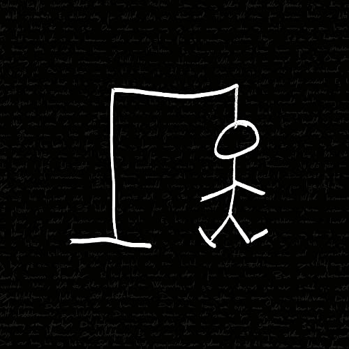 Janove - Hengtmann vinyl record cover: stick figure falling on black text.