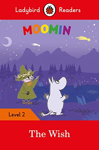 Moomin and Sniffle stand in a landscape under a starry night sky.
