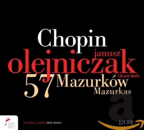 CD cover for Janusz Olejniczak performing Chopin’s 57 Mazurkas.