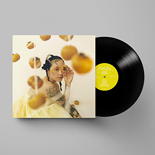 Japanese Breakfast’s “Jubilee” vinyl record with woman holding an orange.