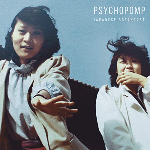 Album cover for Japanese Breakfast’s “Psychopomp” featuring two young women.