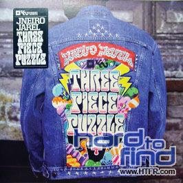 CD cover: denim jacket with colorful, graffiti-style album art.