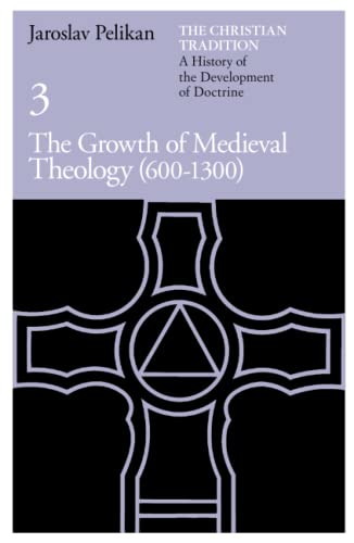 Book cover: "Christian Tradition, v. 3" with a stylized cross design.