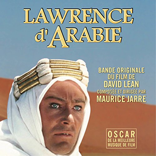 CD cover for “Lawrence of Arabia” soundtrack featuring Peter O’Toole.