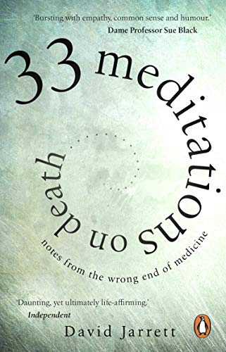 Book cover: "33 Meditations on Death" by David Jarrett, Penguin edition.