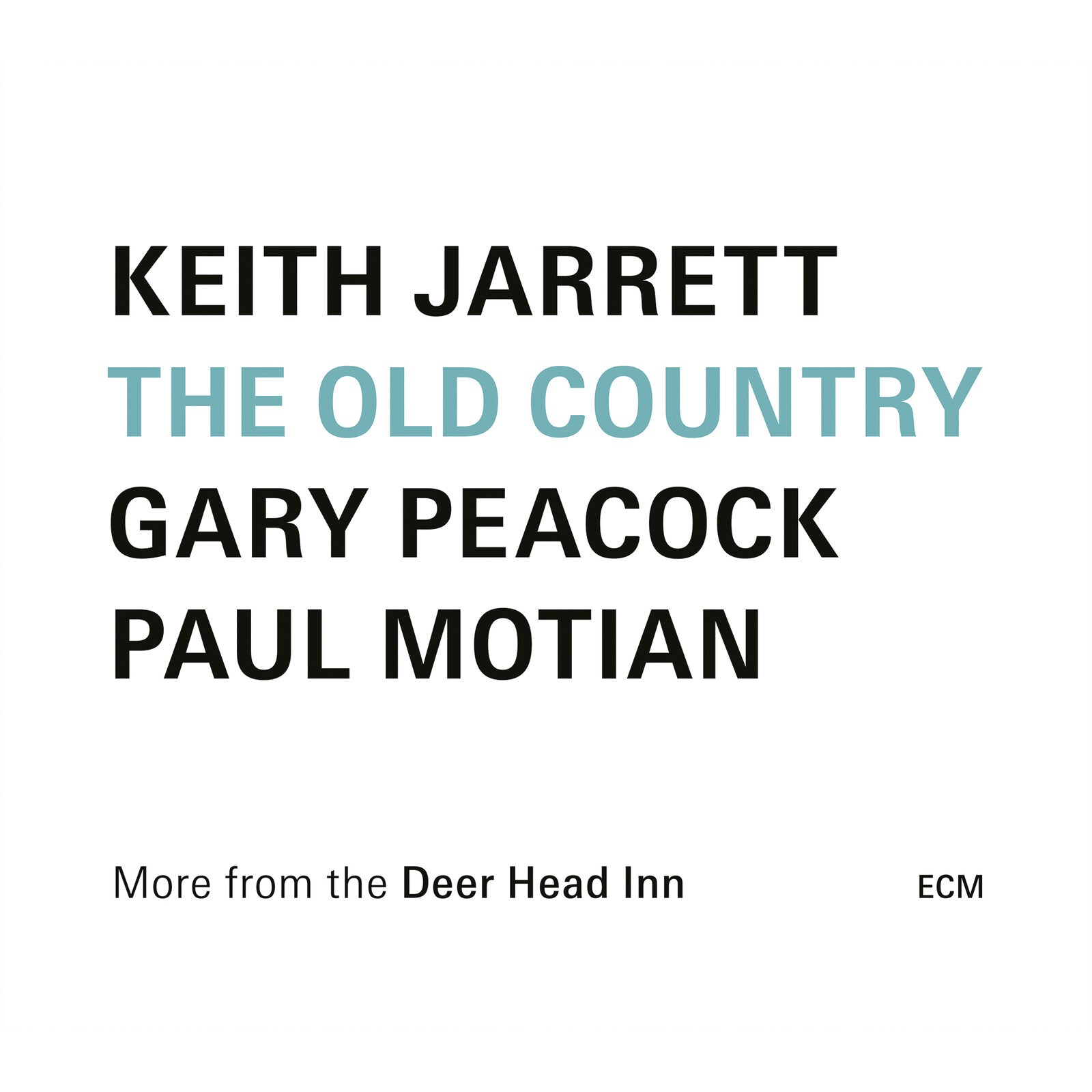 CD cover for Keith Jarrett’s “The Old Country” with artist names.