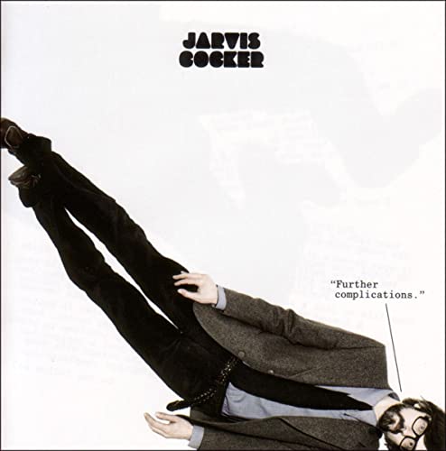 Jarvis Cocker album cover featuring a man in a suit tilted against white background.