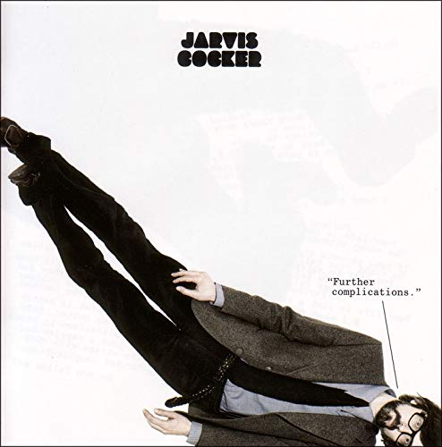 Jarvis Cocker album cover: man falling with legs and glasses visible.
