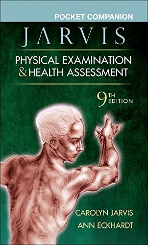 Book cover: “Jarvis Physical Examination & Health Assessment,” 9th edition.