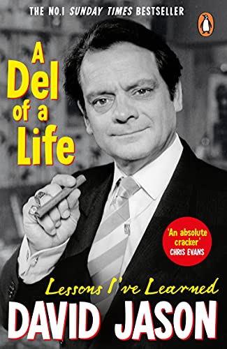 Book cover featuring a portrait of David Jason holding a cigar.