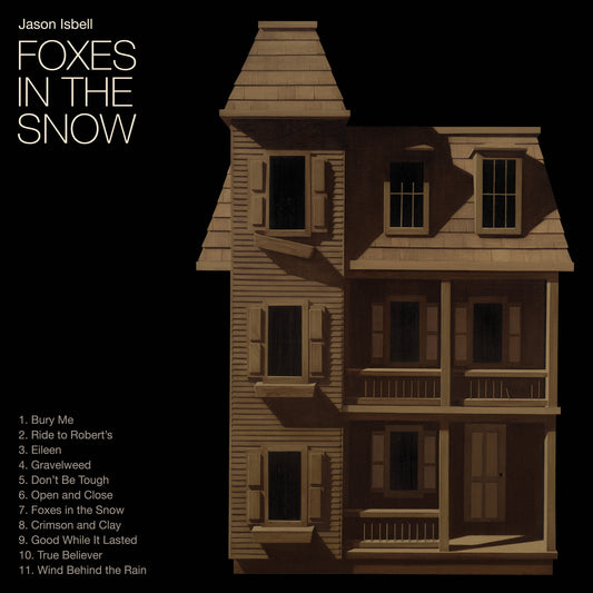 CD cover: Illustration of a weathered, multi-story house against a dark sky.