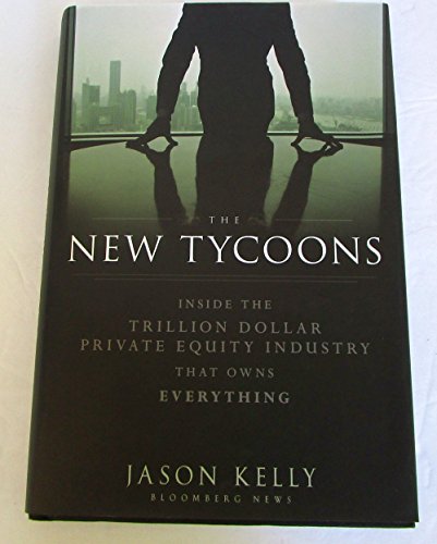 Book cover: "The New Tycoons" with a silhouetted figure and city skyline.