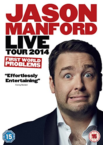 DVD cover featuring comedian Jason Manford with a grimacing expression against a white background.
