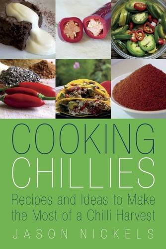 Cookbook cover featuring chilli peppers, recipes, and vibrant food photography.