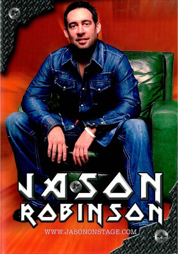 Jason Robinson DVD cover featuring a man in a denim shirt sitting in a chair.