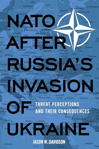 Book cover: “NATO After Russia’s Invasion of Ukraine” with map background.