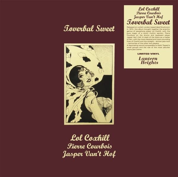 Record sleeve for "Toverbal Sweet" by Jasper Coxhill, featuring vintage illustration.