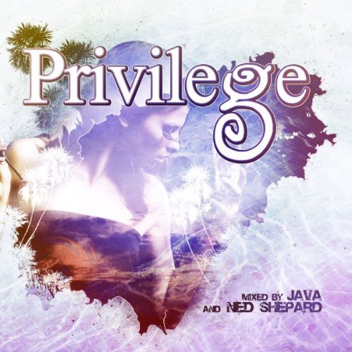 "CD cover with 'Privilege' title, mixed by Java and Ned Shepard, purple and white design."