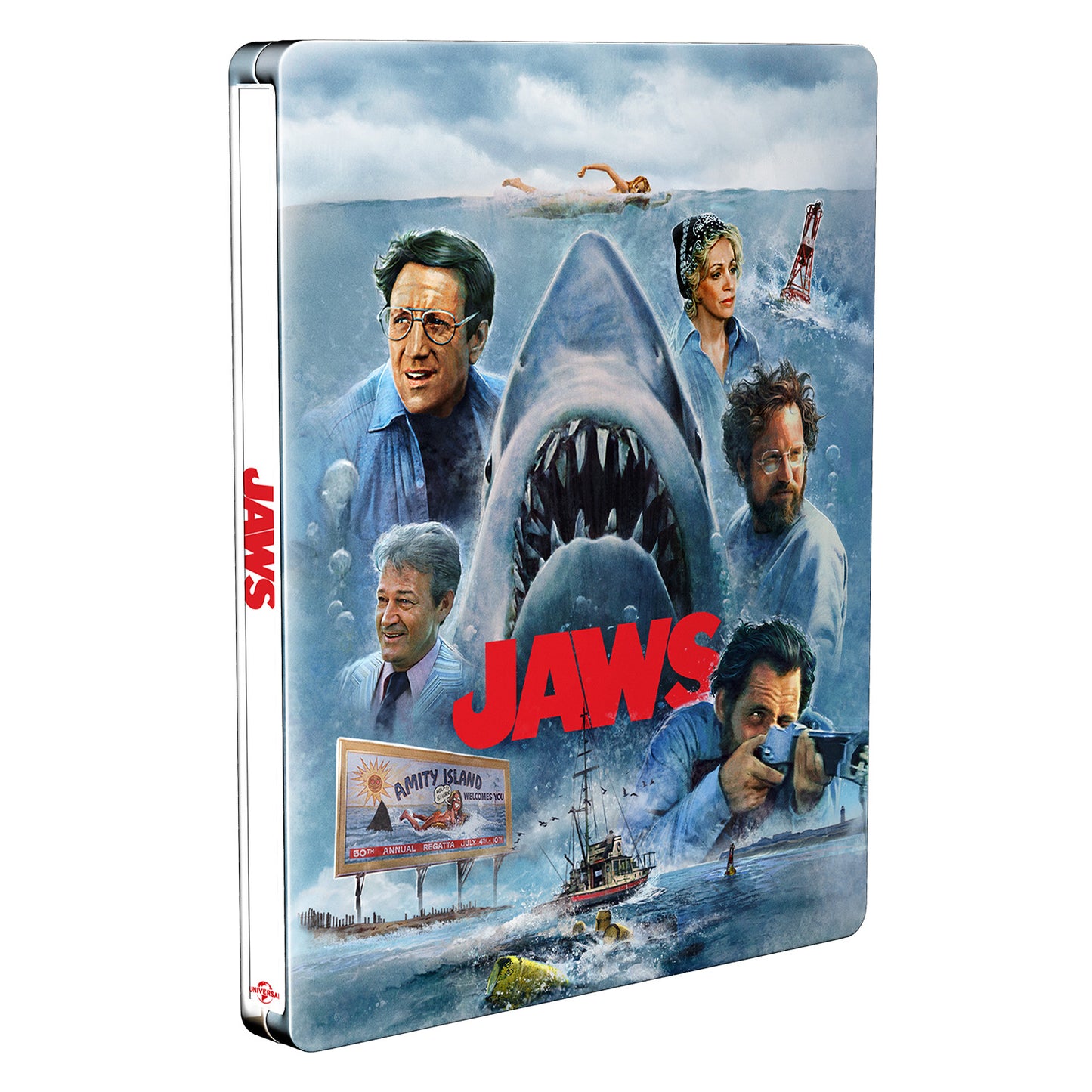 Jaws 50th Anniversary 4K UHD/BD Steelbook [Blu-ray]