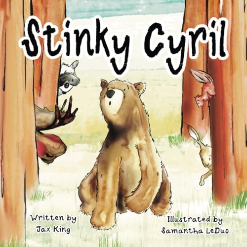Book cover: bear, raccoon, and hare peering from trees.