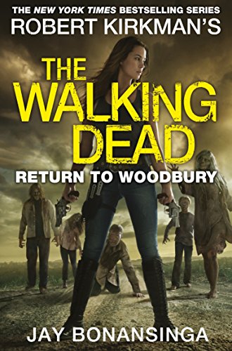 A woman stands holding two pistols, surrounded by zombies in a desolate, outdoor landscape.