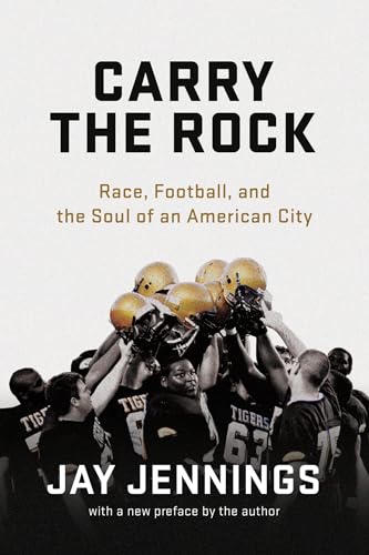 Book cover: "Carry the Rock" with football players and helmets.