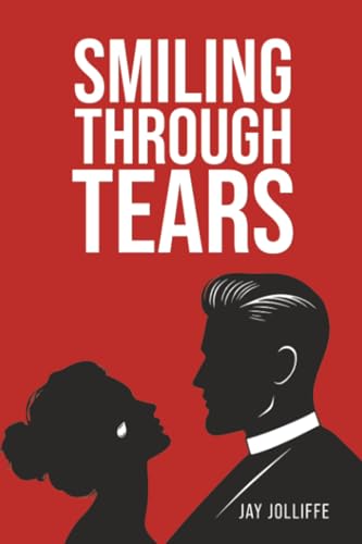 Book cover with silhouettes of a man and woman facing each other.