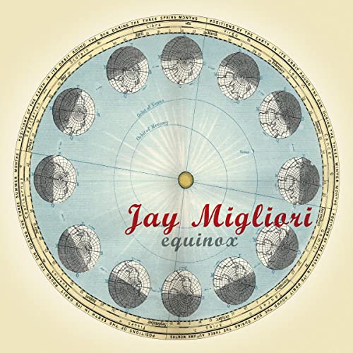 CD cover for Jay Migliori’s “Equinox” featuring a vintage astronomical chart.