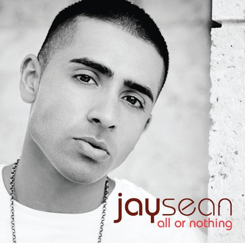 "Album cover featuring a black and white portrait of Jay Sean with text."