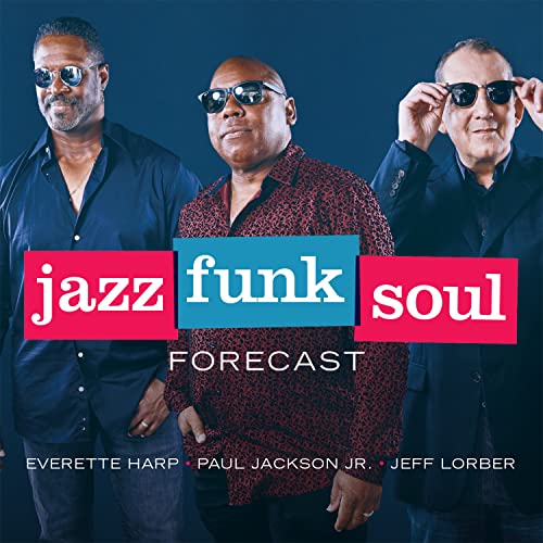 CD cover featuring three men in sunglasses with band name “Jazz Funk Soul”.