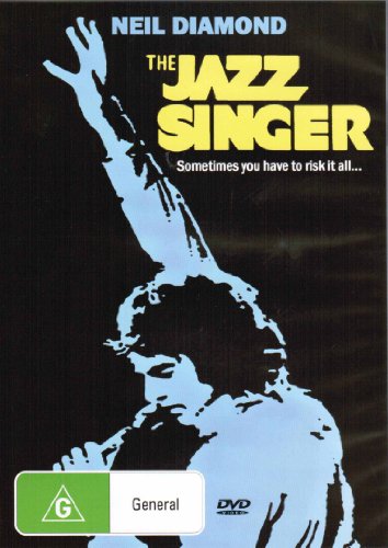 DVD cover for "The Jazz Singer" featuring a silhouetted performer.